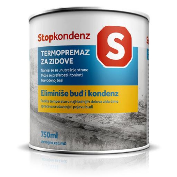 Fotografija STOP KONDENZ TERMOPREMAZ ZA ZIDOVE 750ML