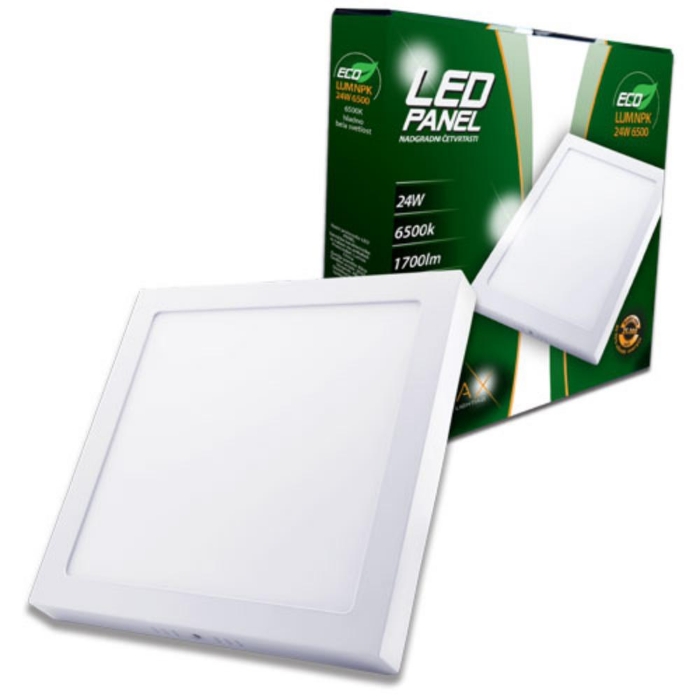 Fotografija LUMAX NADGRADNI CETVRTAST LED PANEL ECO 24W6500K