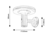 Fotografija RABALUX SPOLJNA LAMPA 10W SOLAR ZID BOTEV SEN.4000K
