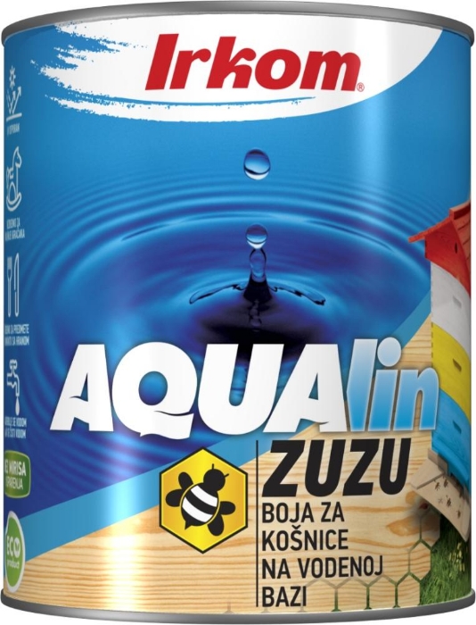 Fotografija IRKOM AQUALIN ZUZU BOJA ZA KOSNICE BELA 700ML