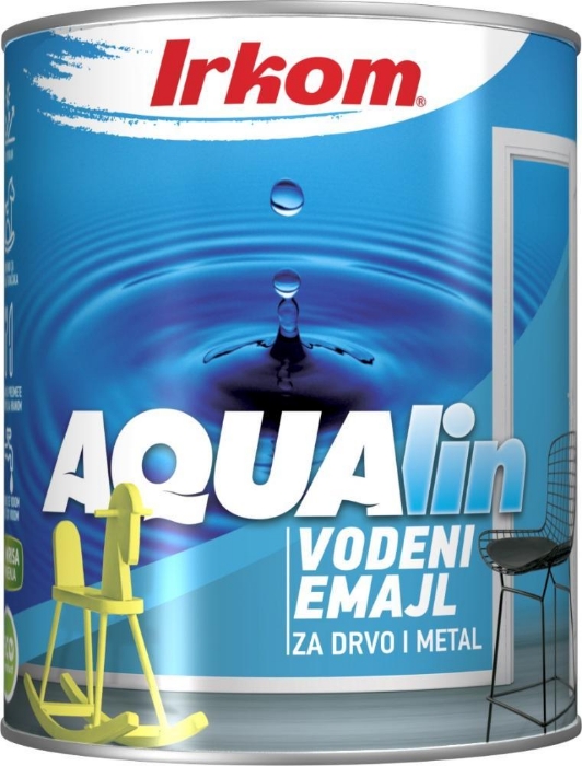 Fotografija IRKOM AQUALIN EMAJL T.BRAON 700ML