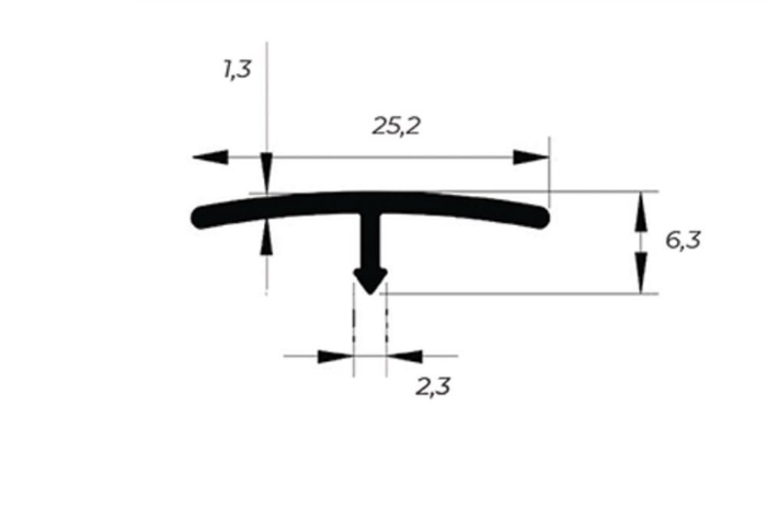 Fotografija NEXSAS NX GER LAJSNA ALUMINIJUMSKA SR PR25