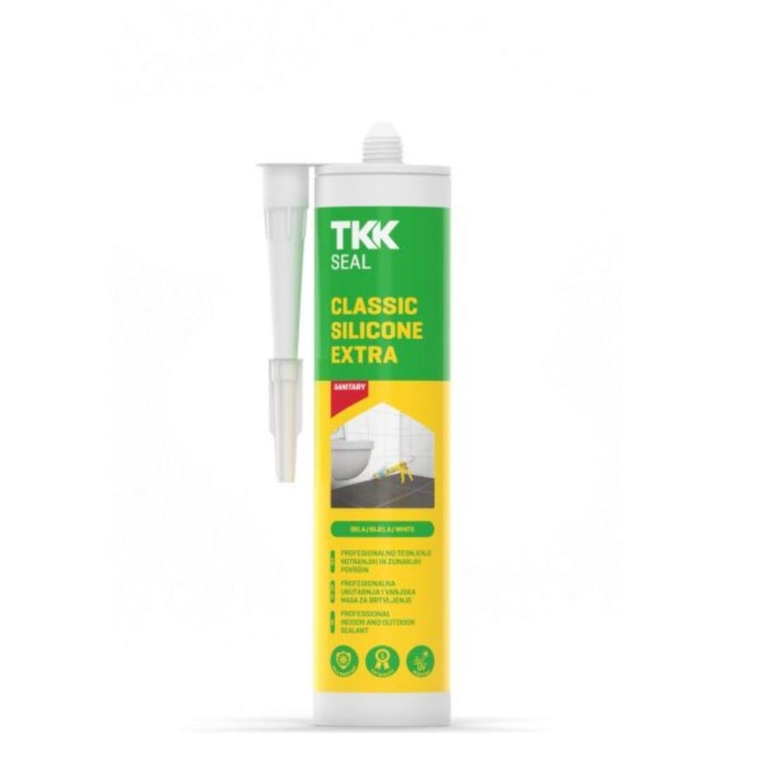 Fotografija TKK SILIKON CLASSIC SANITAR TRANSPARENT 280ML