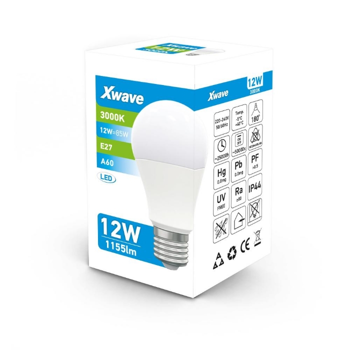 Fotografija XLED LED E27 12W 220V 3000K 1150 LM