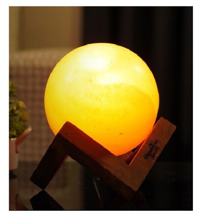 Fotografija BRILIGHT SLANA LAMPA LOPTA DRVO POSTOLJE 3KG