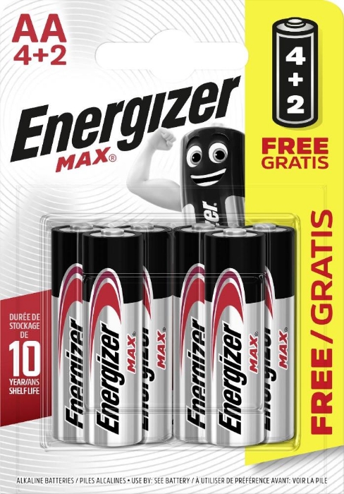 Fotografija ENERGIZER BATERIJA MAX AA 4+2