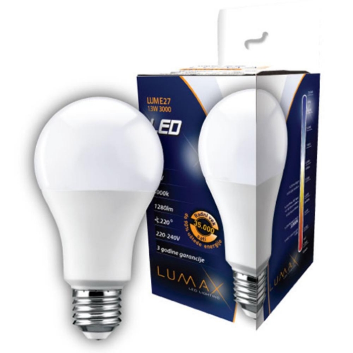 Fotografija LUMAX LED SIJALICA E27-13W 3000K